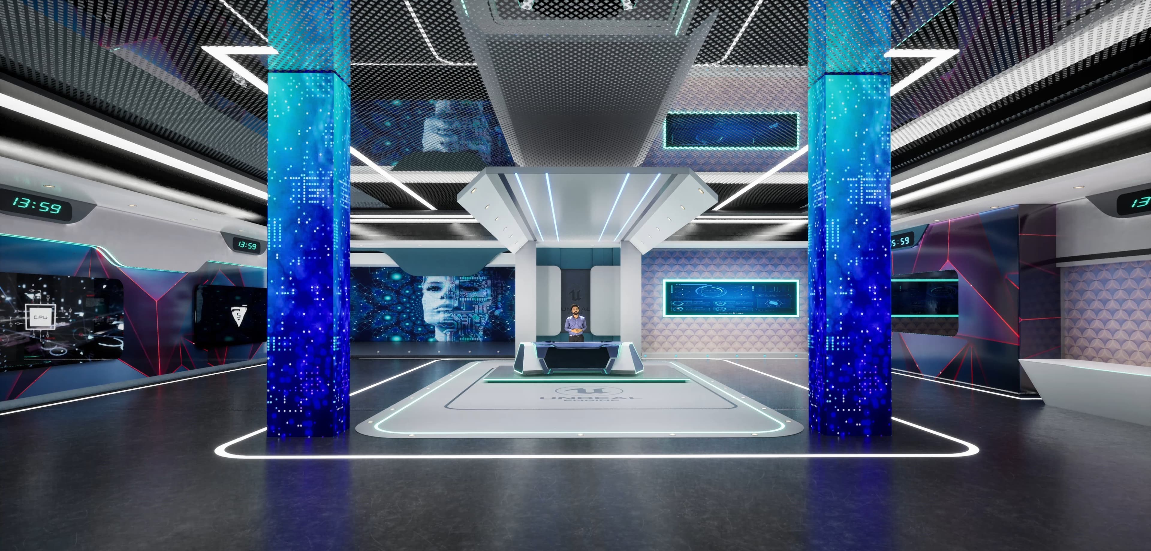 TALKSHOW KMSTG | Unreal Engine Corporate Virtual Set-2