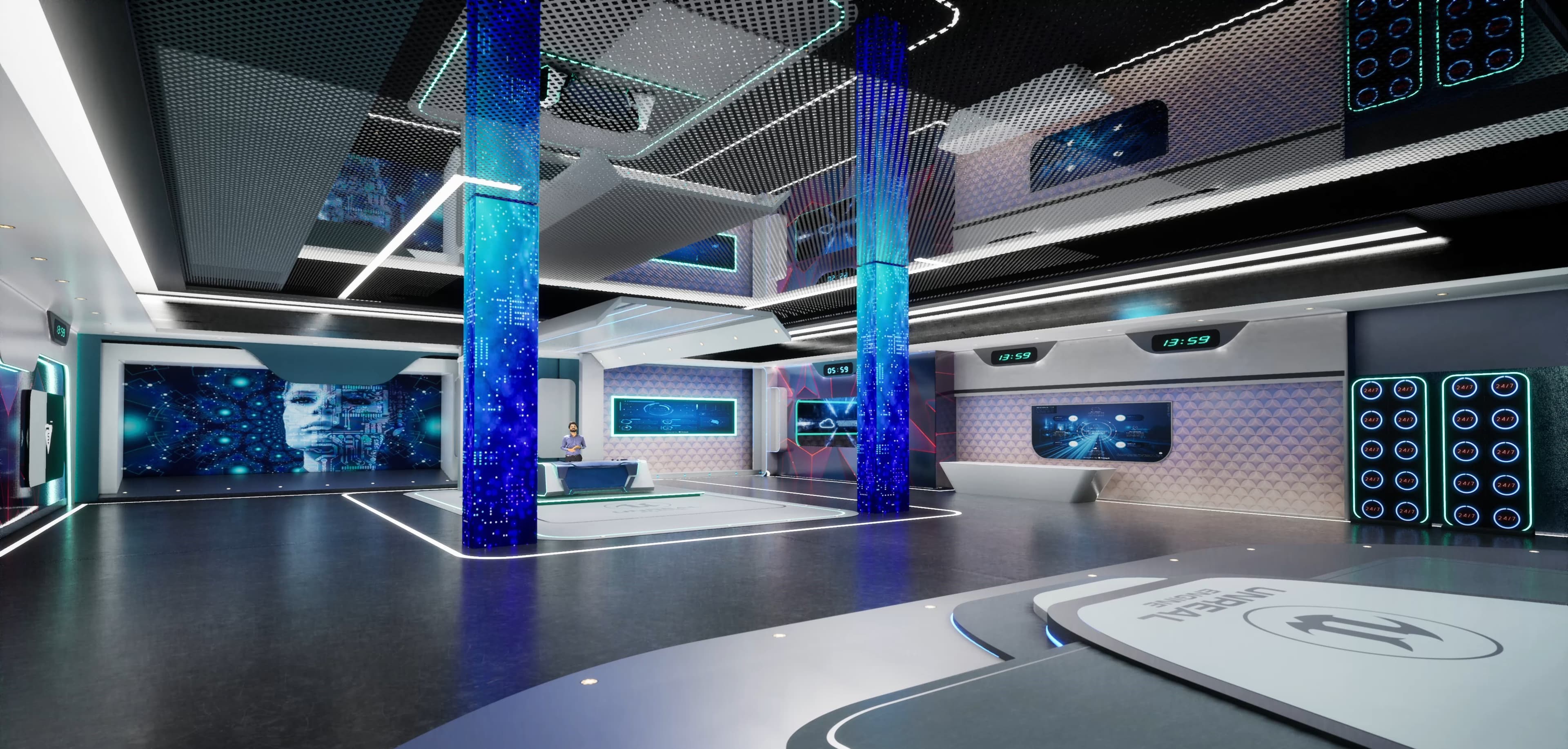 TALKSHOW KMSTG | Unreal Engine Corporate Virtual Set-5