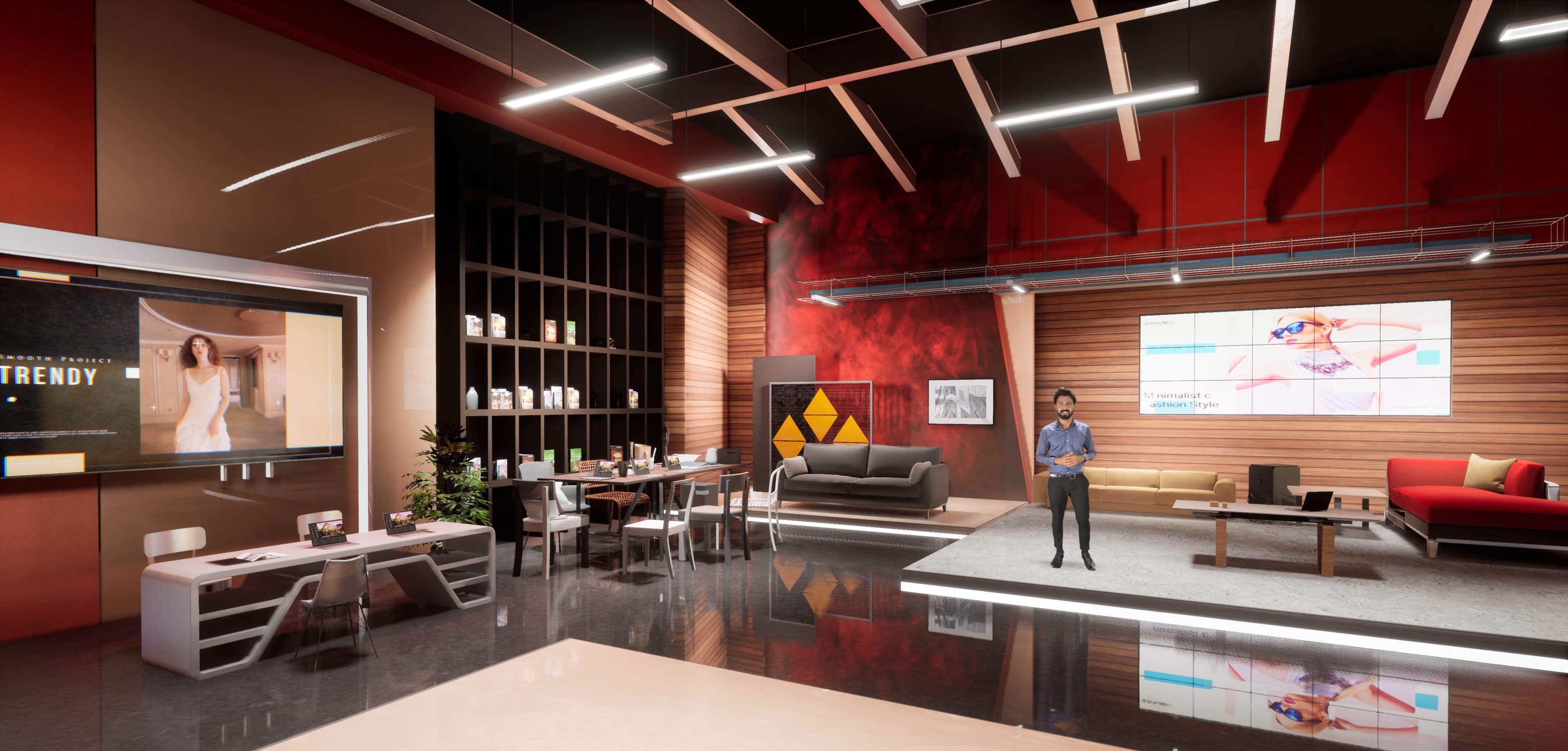 TALKSHOW TFOS6 | Unreal Engine Corporate Virtual Set-5