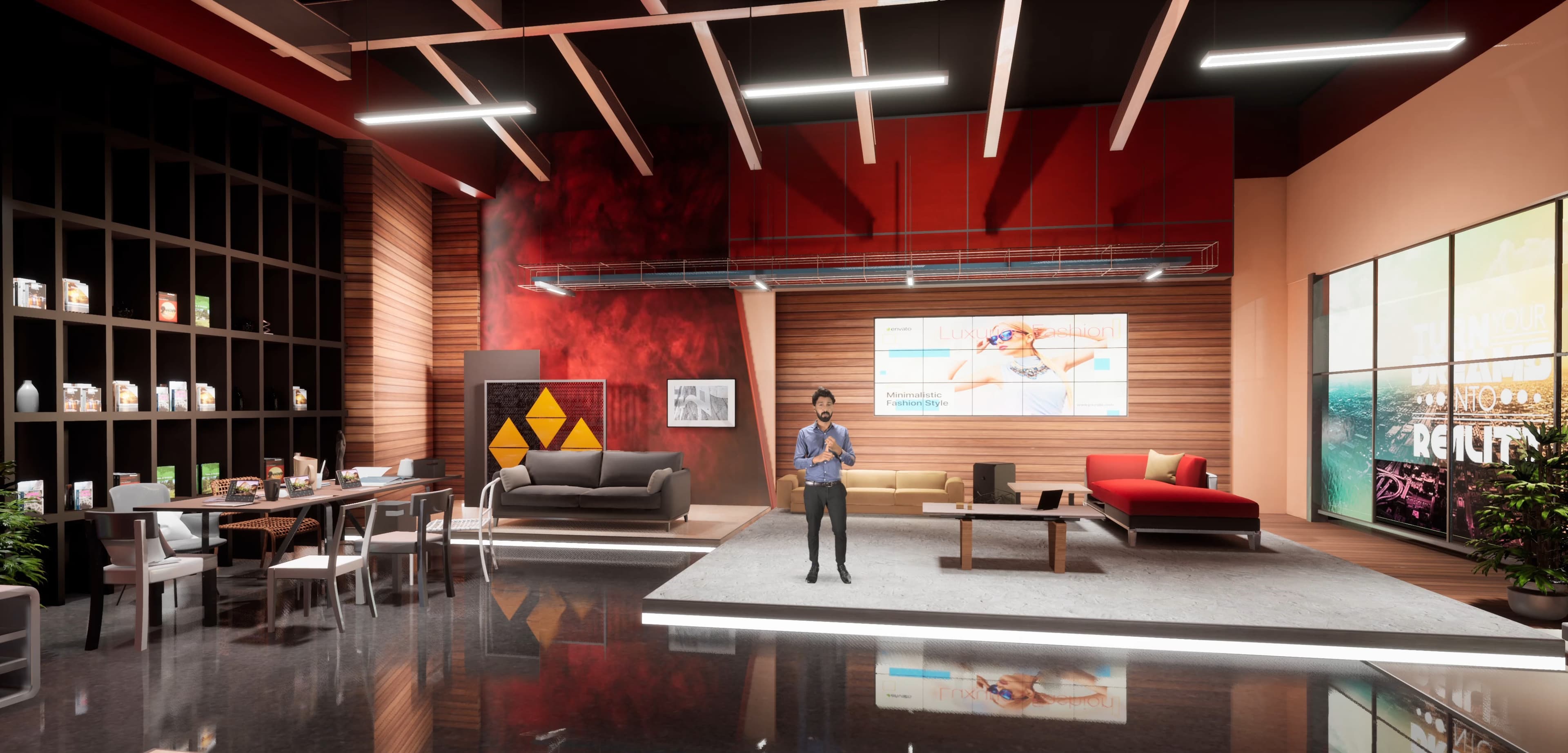 TALKSHOW TFOS6 | Unreal Engine Corporate Virtual Set