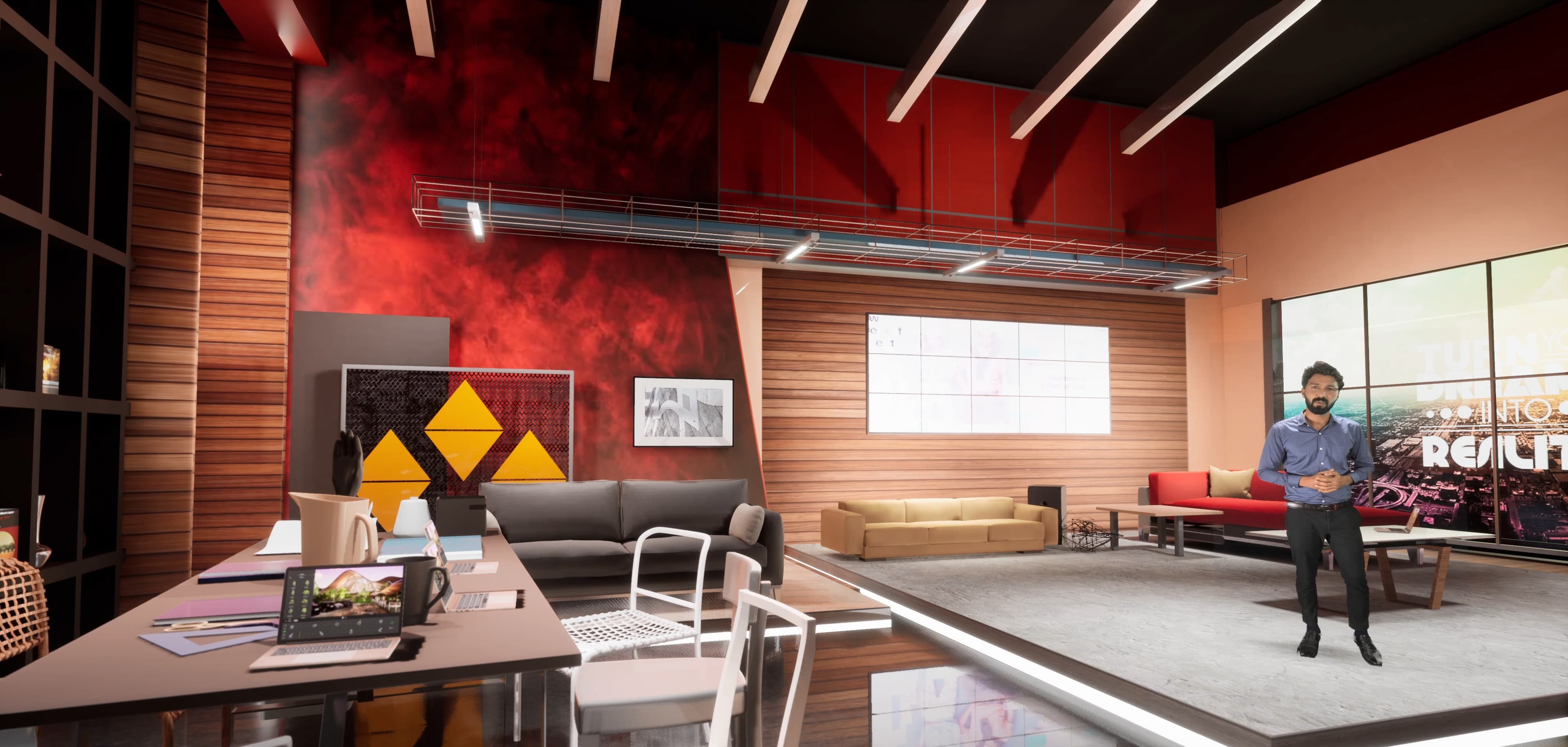 TALKSHOW TFOS6 | Unreal Engine Corporate Virtual Set-3