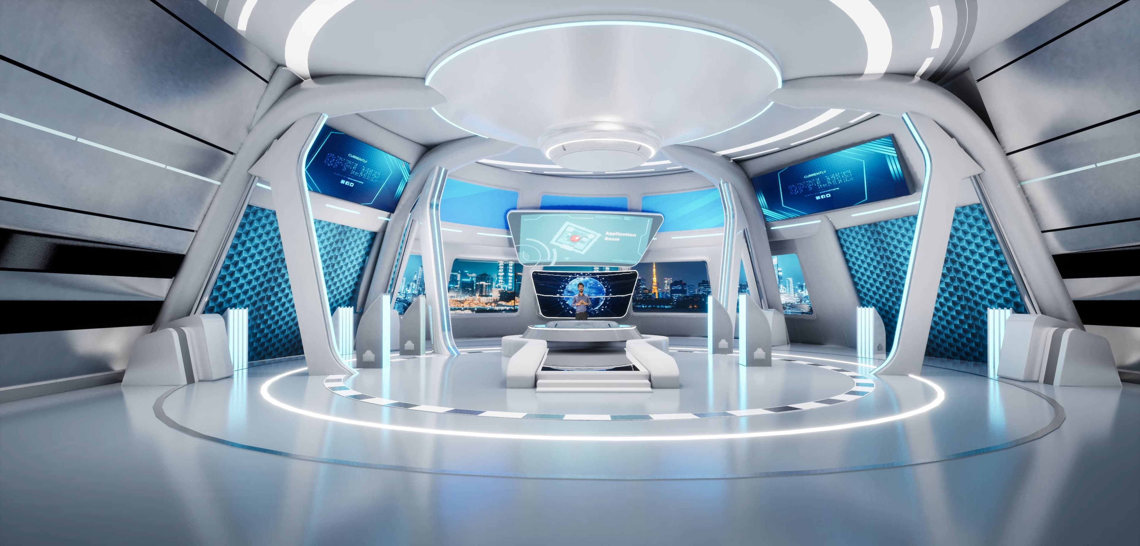 TALKSHOW VHJK9 | Unreal Engine Corporate Virtual Set