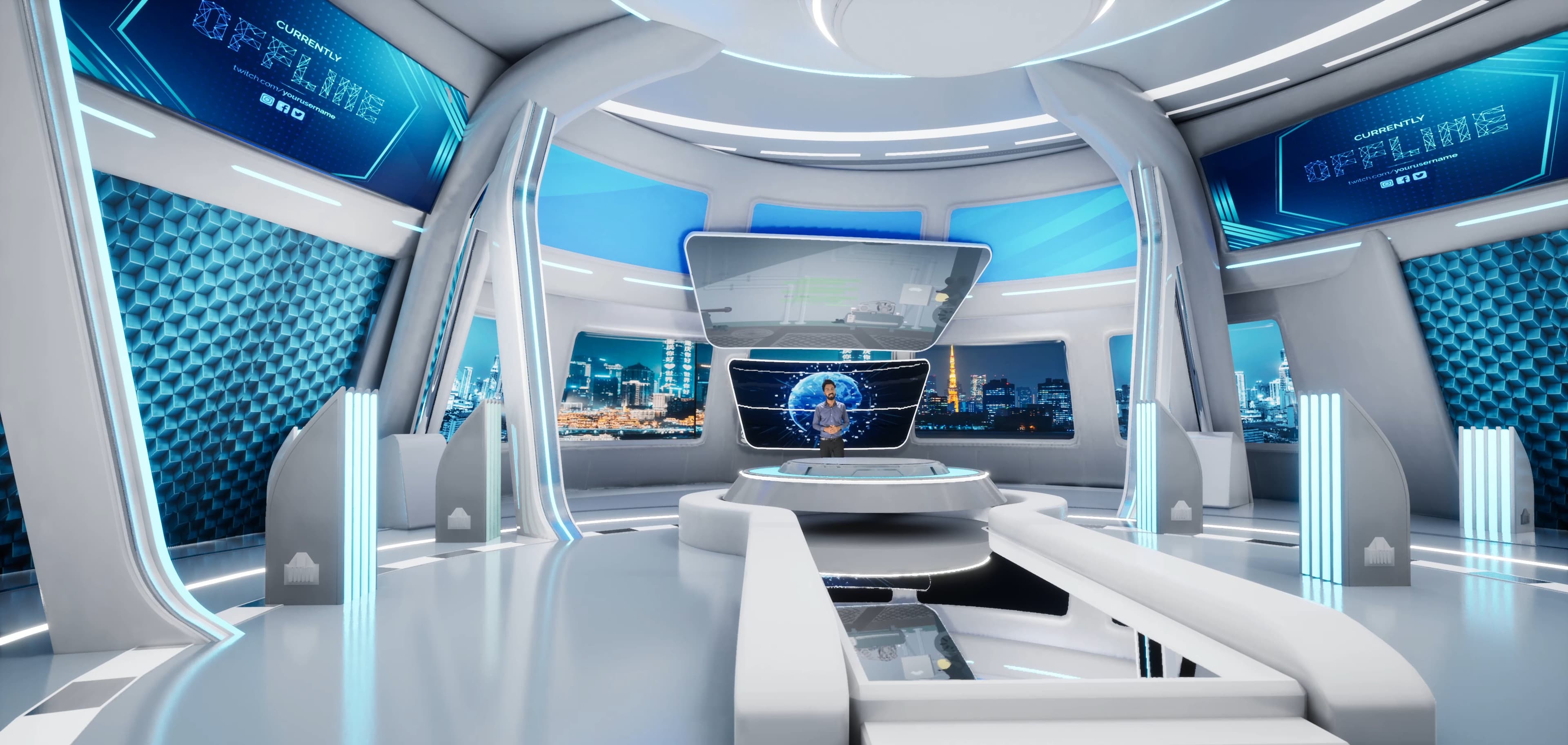 TALKSHOW VHJK9 | Unreal Engine Corporate Virtual Set-2