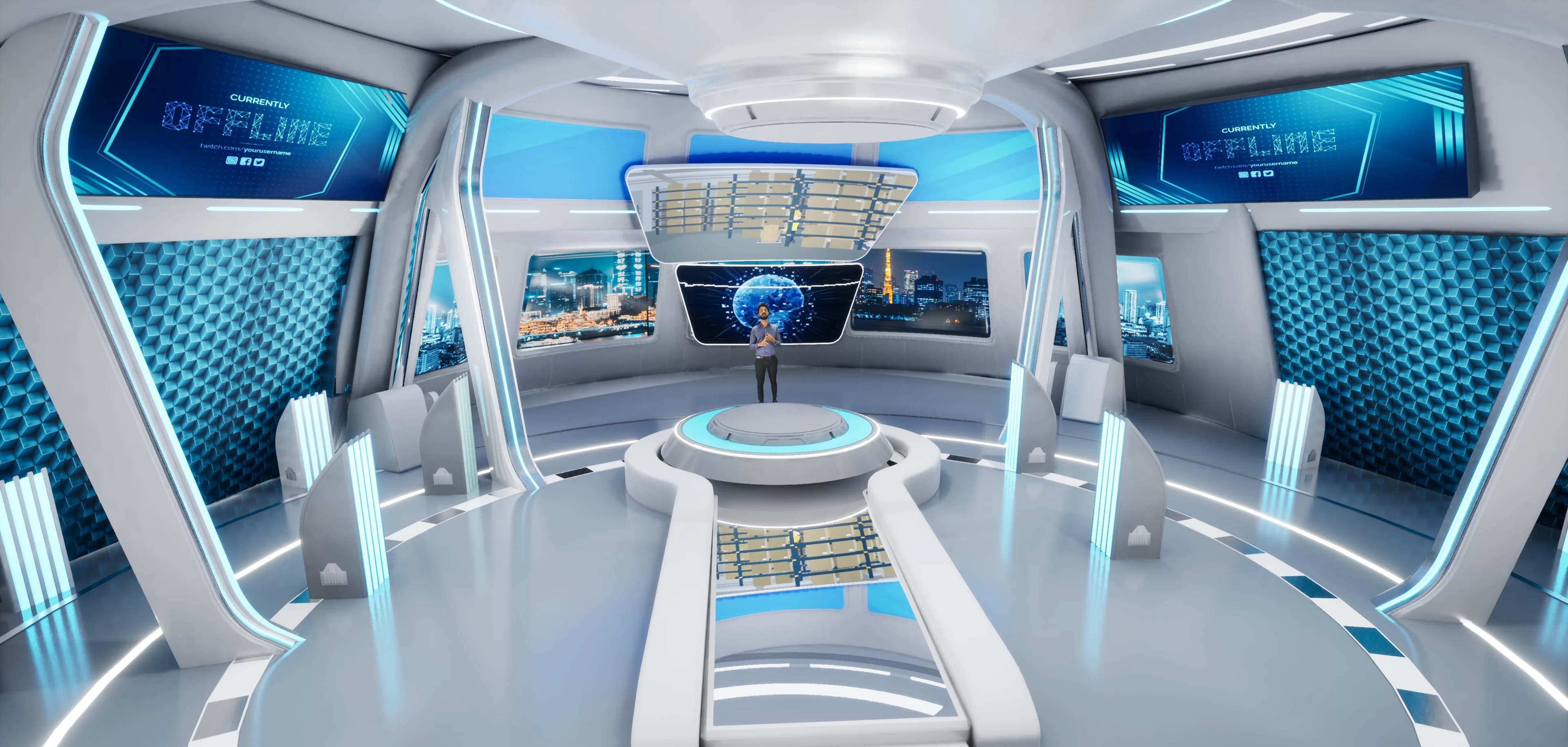 TALKSHOW VHJK9 | Unreal Engine Corporate Virtual Set-4