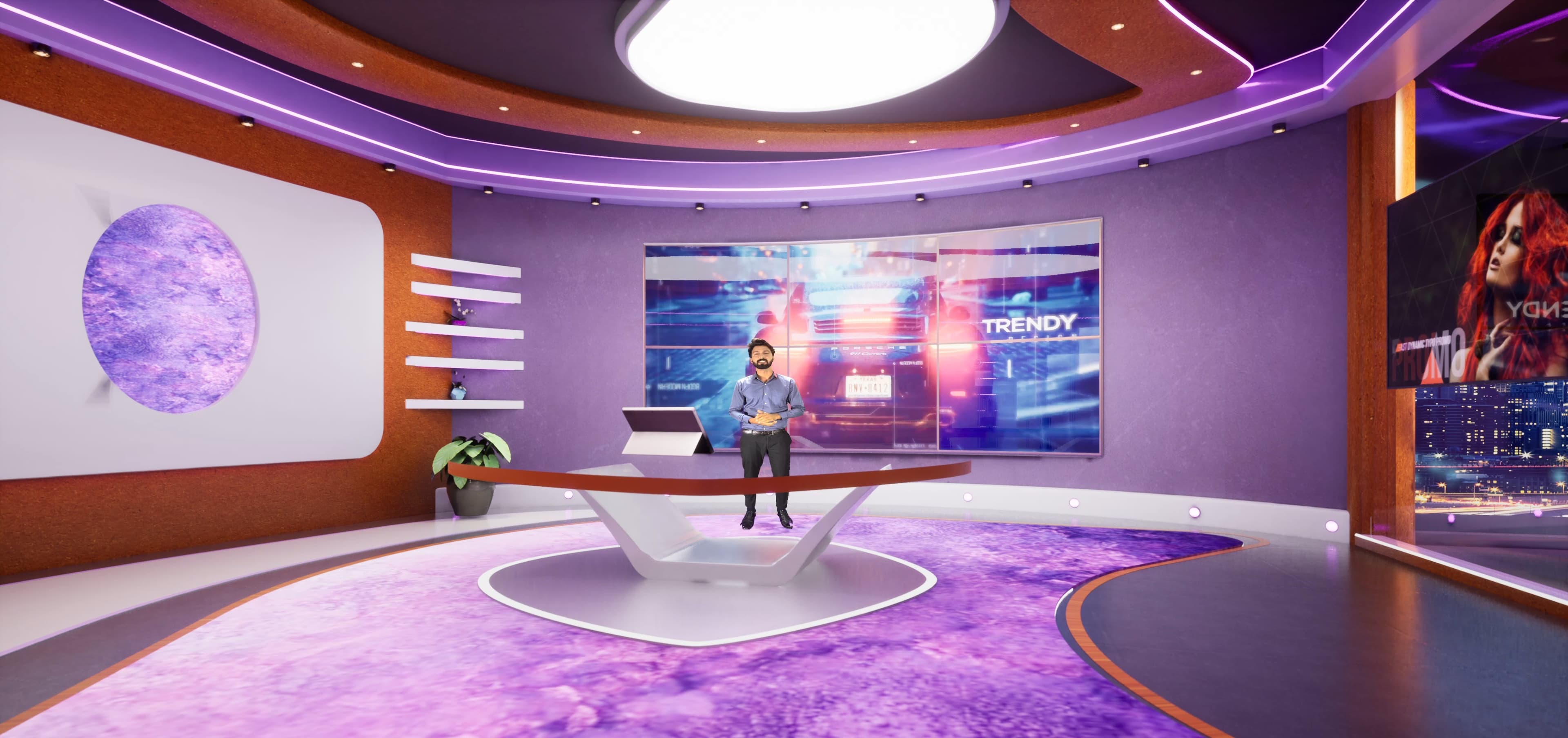 TALKSHOW ASF6D | Unreal Engine Corporate Virtual Set-3