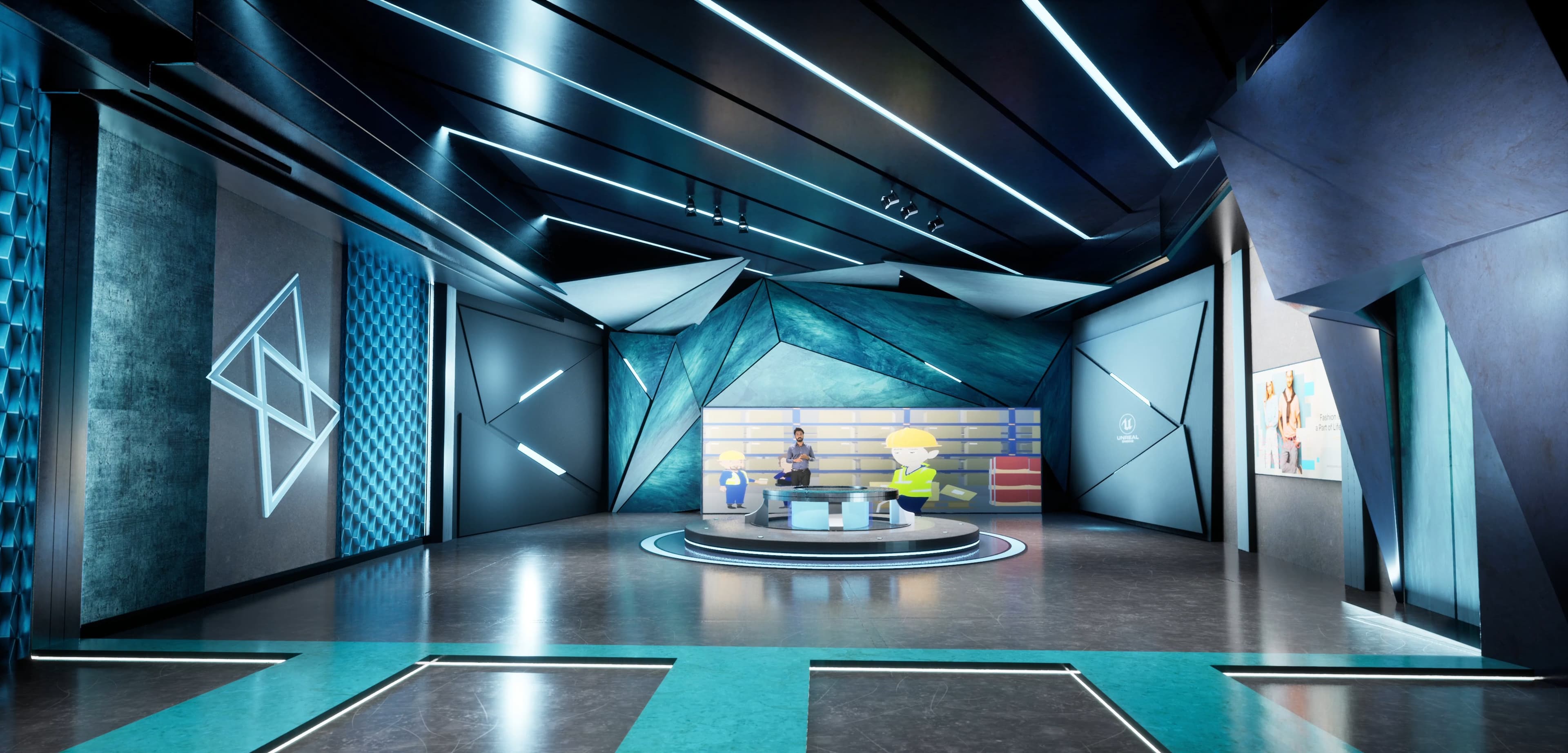 TALKSHOW LARQ3 | Unreal Engine Corporate Virtual Set-2