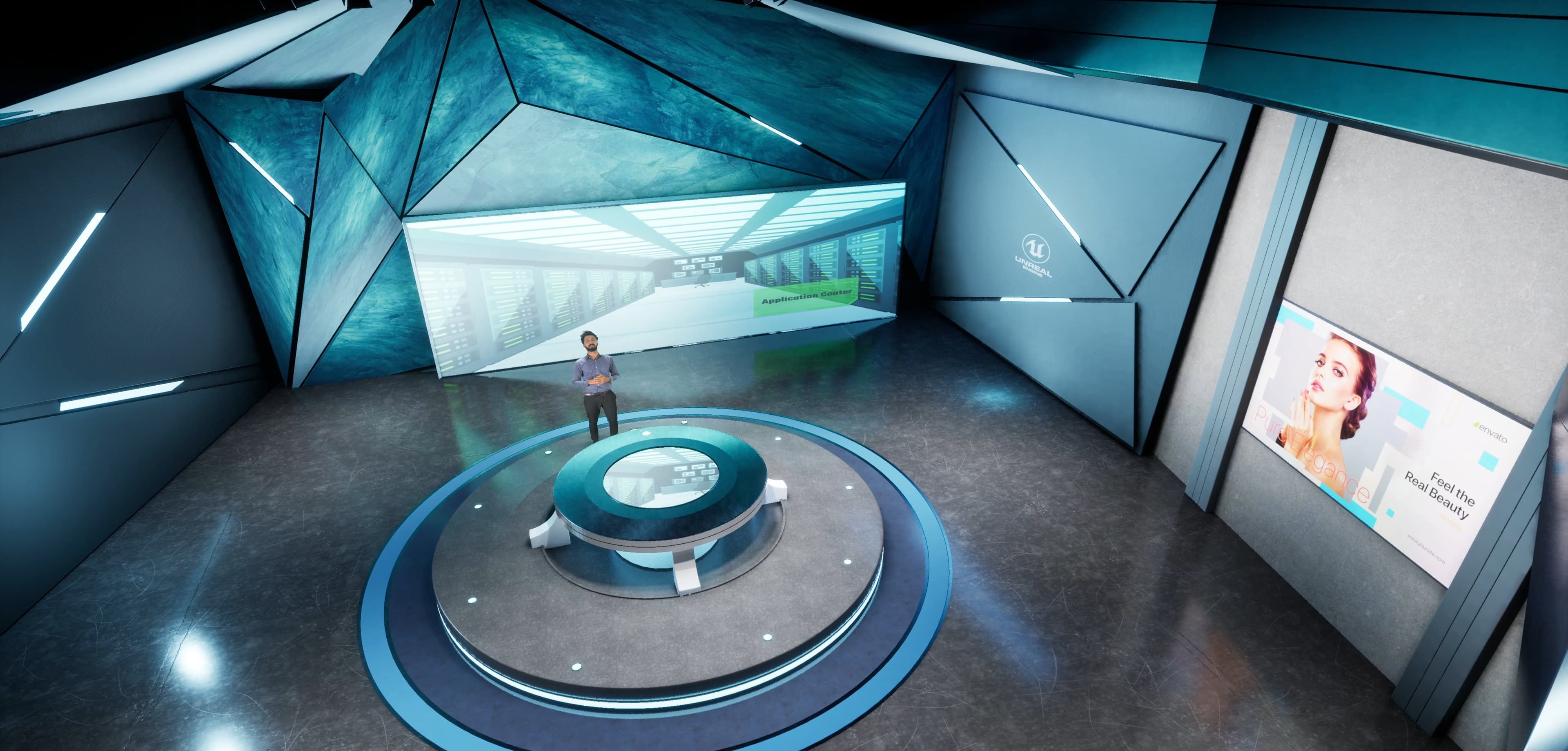 TALKSHOW LARQ3 | Unreal Engine Corporate Virtual Set-5