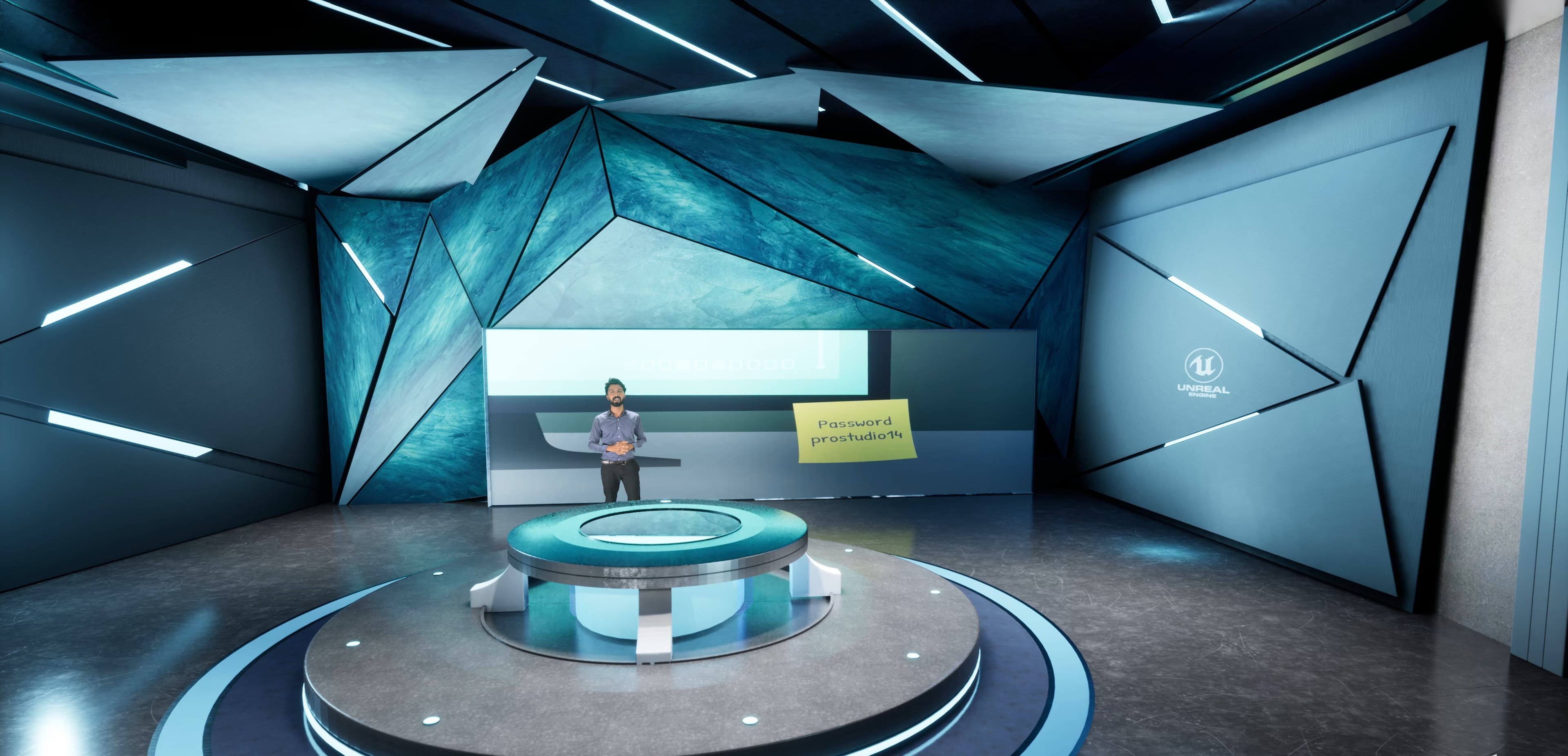 TALKSHOW LARQ3 | Unreal Engine Corporate Virtual Set-6