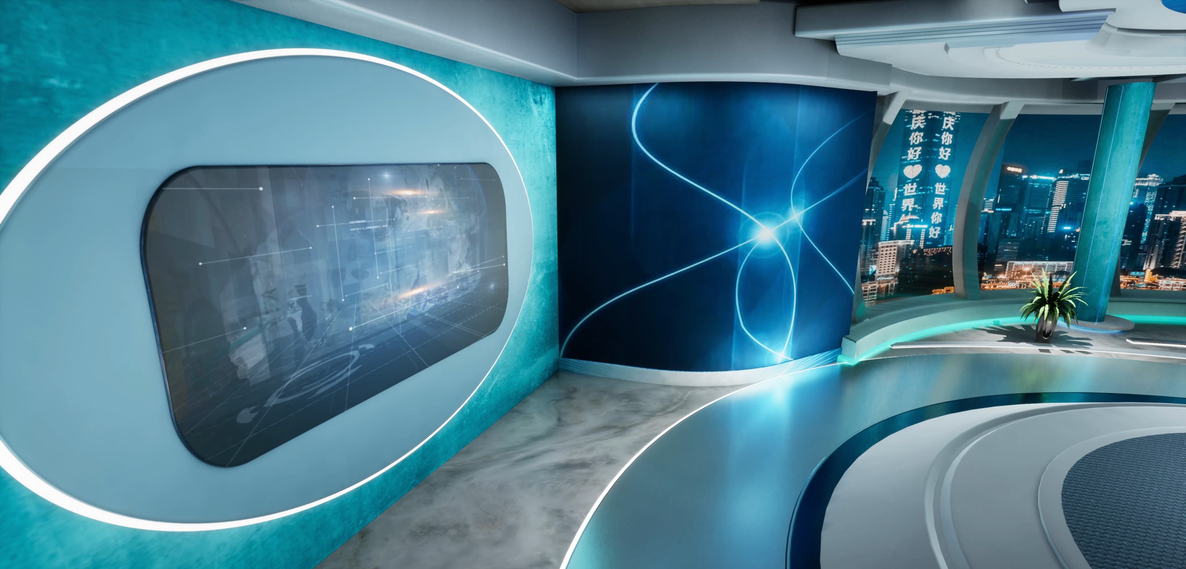 TALKSHOW SZET1 | Unreal Engine Corporate Virtual Set-5