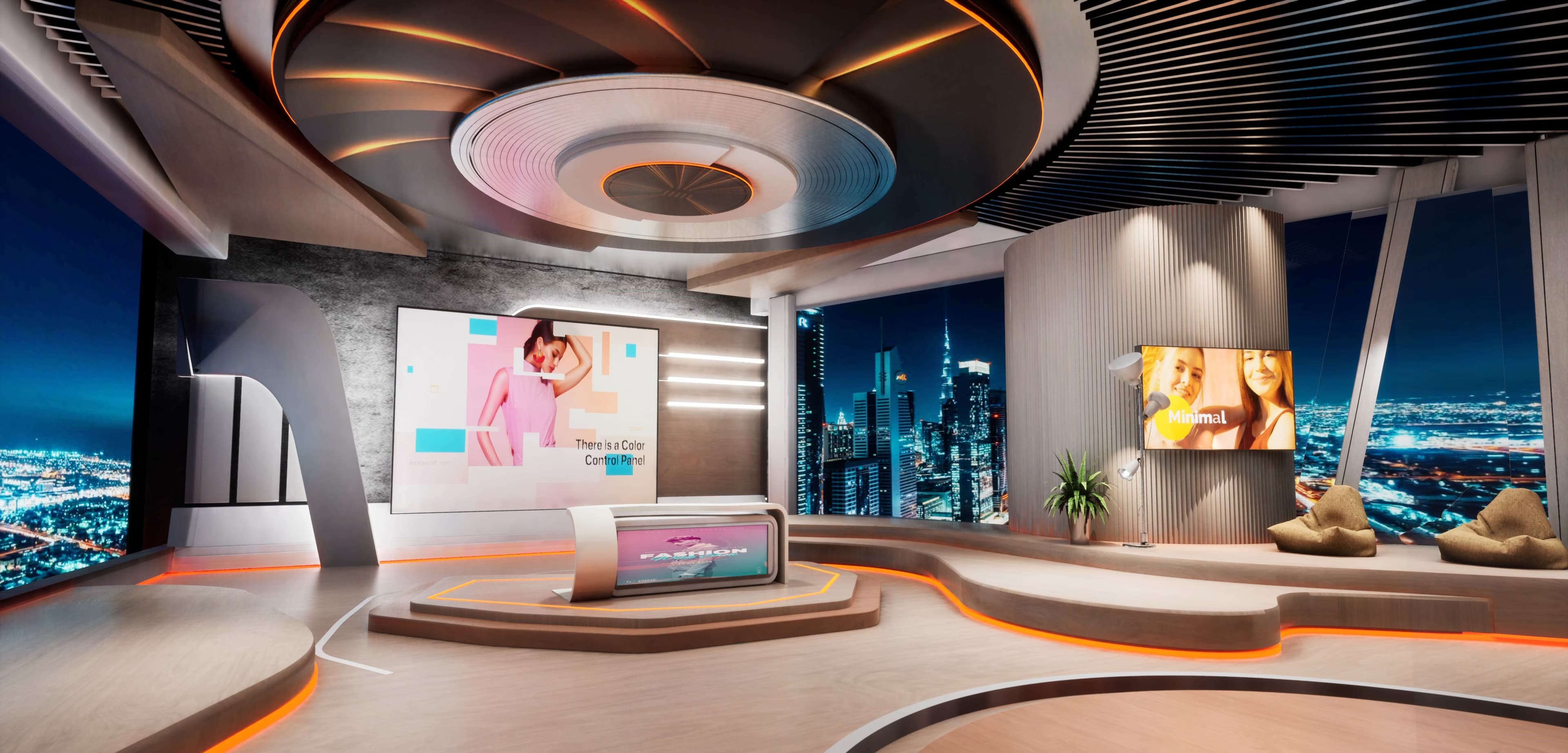 TALKSHOW TMDC4Y | Unreal Engine Corporate Virtual Set-2