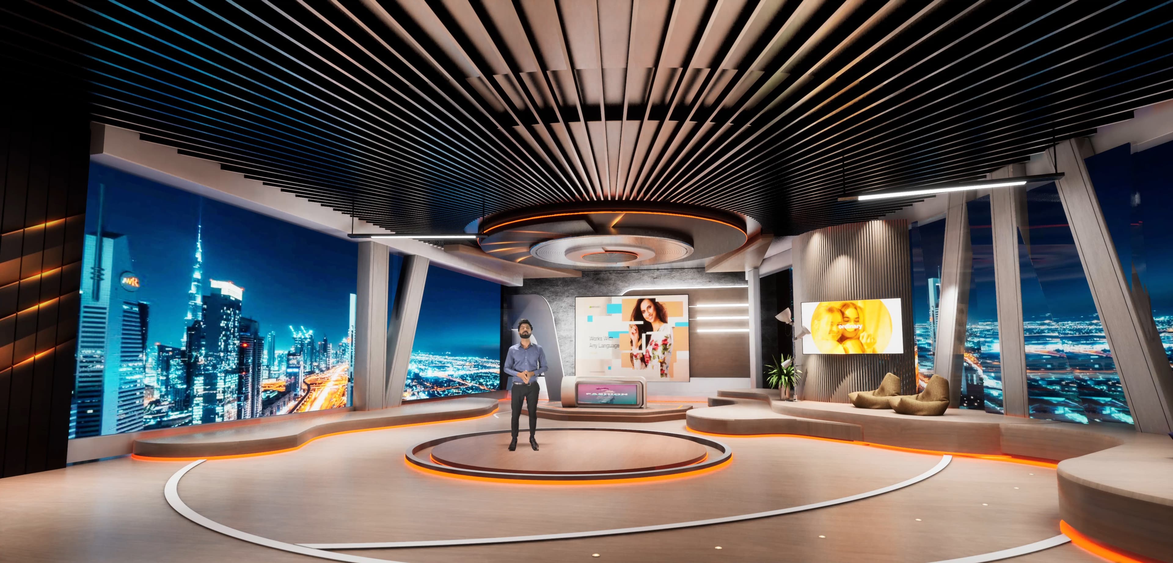 TALKSHOW TMDC4Y | Unreal Engine Corporate Virtual Set-4