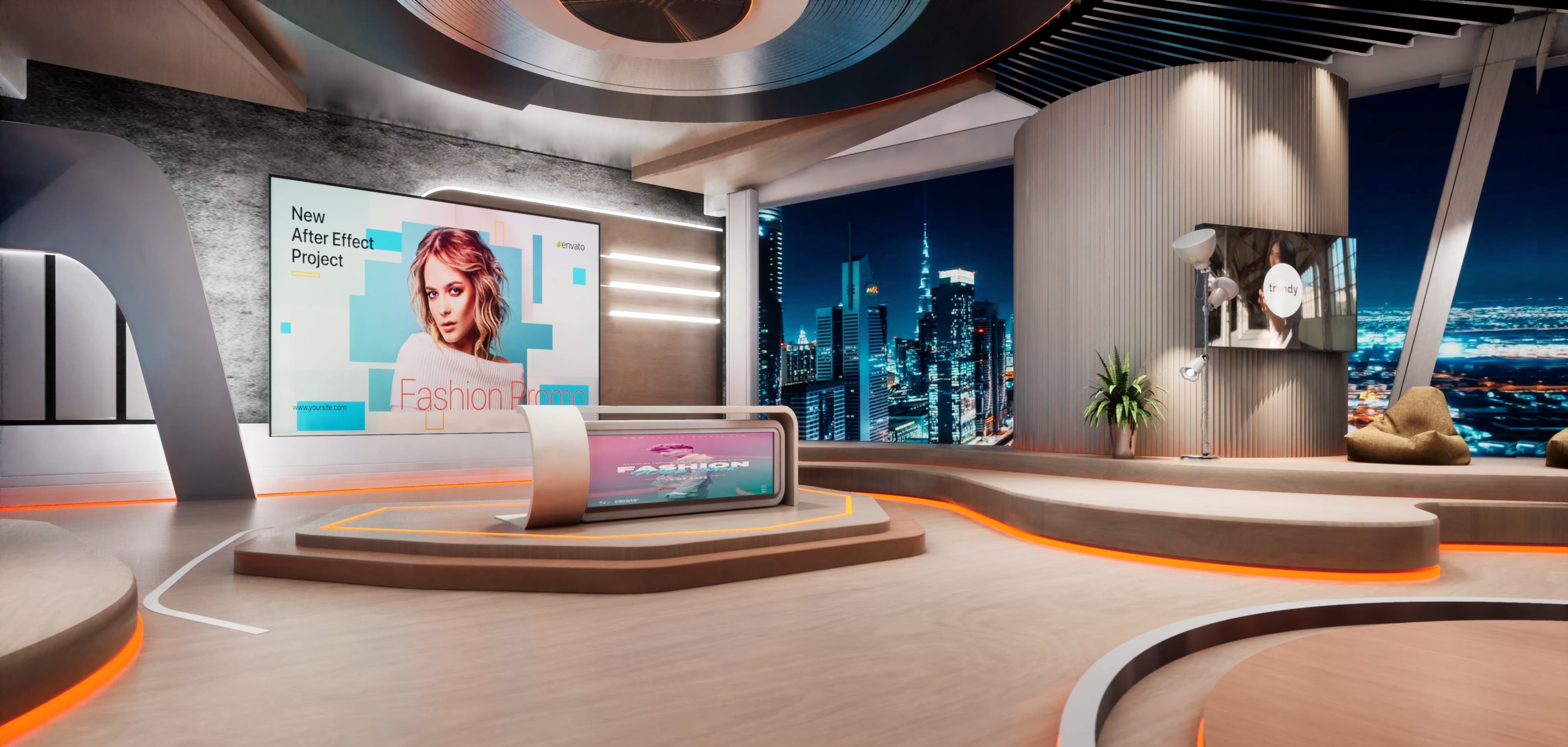 TALKSHOW TMDC4Y | Unreal Engine Corporate Virtual Set-6