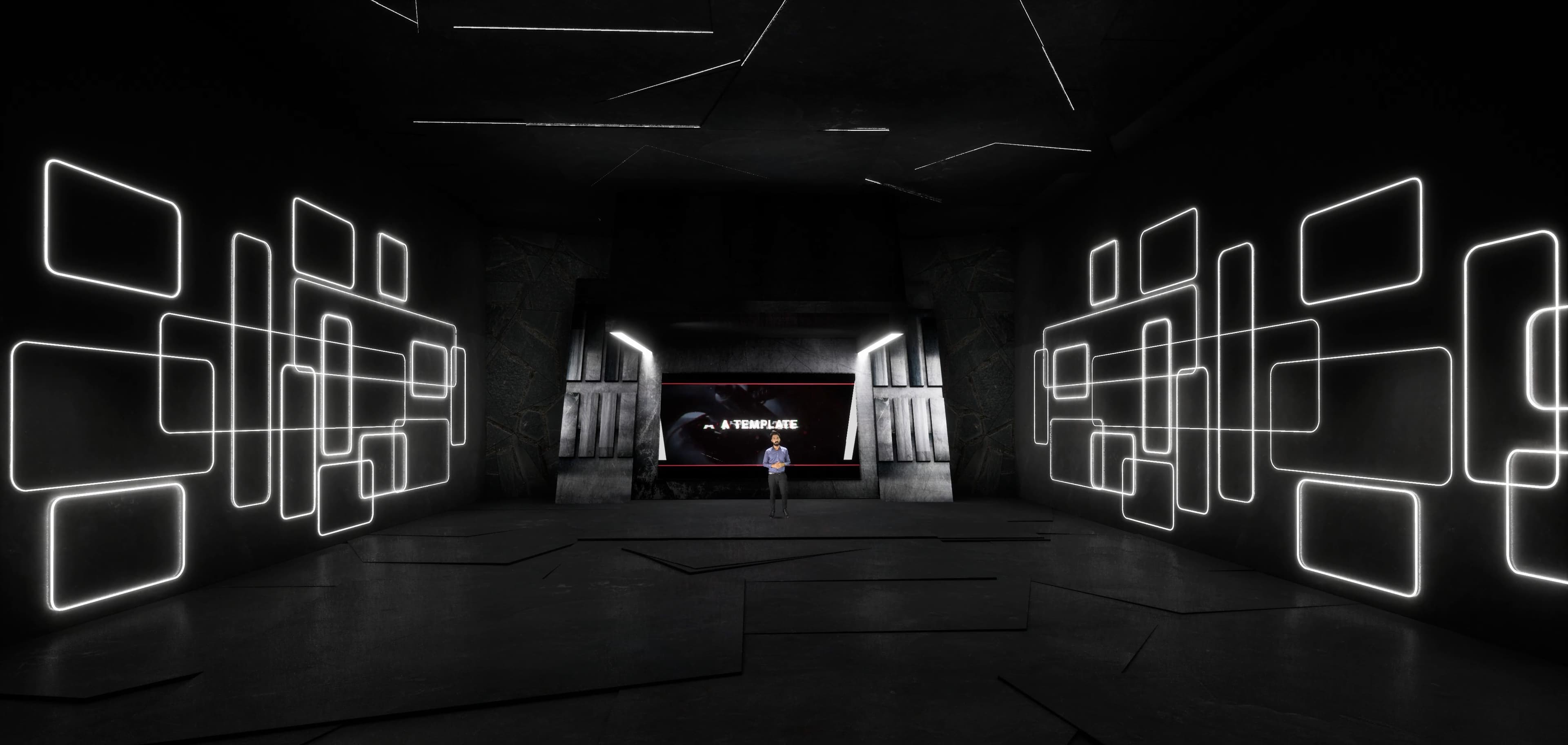 TALKSHOW KHJ7A | Unreal Engine Corporate Virtual Set