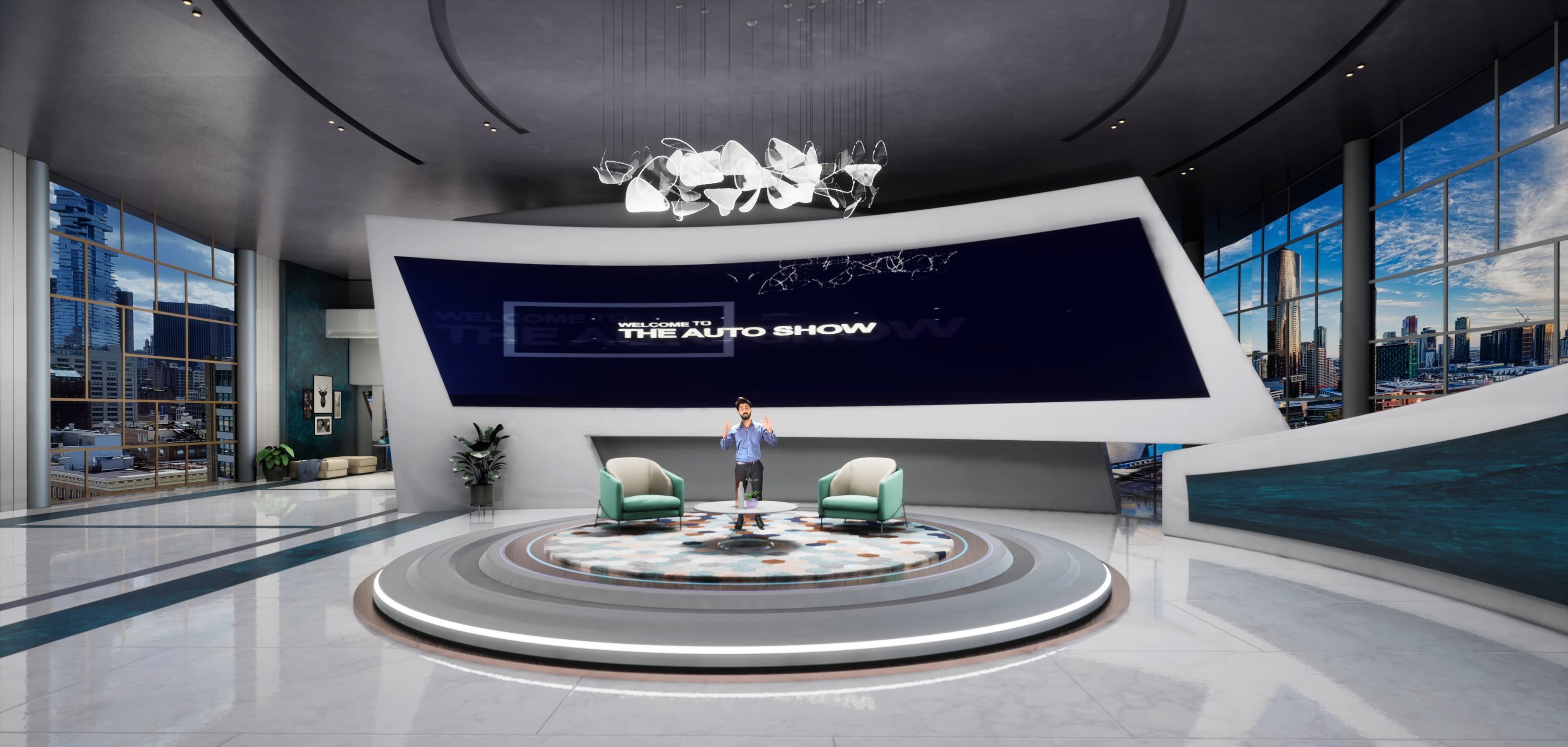 TALKSHOW YEJKR | Unreal Engine Corporate Virtual Set