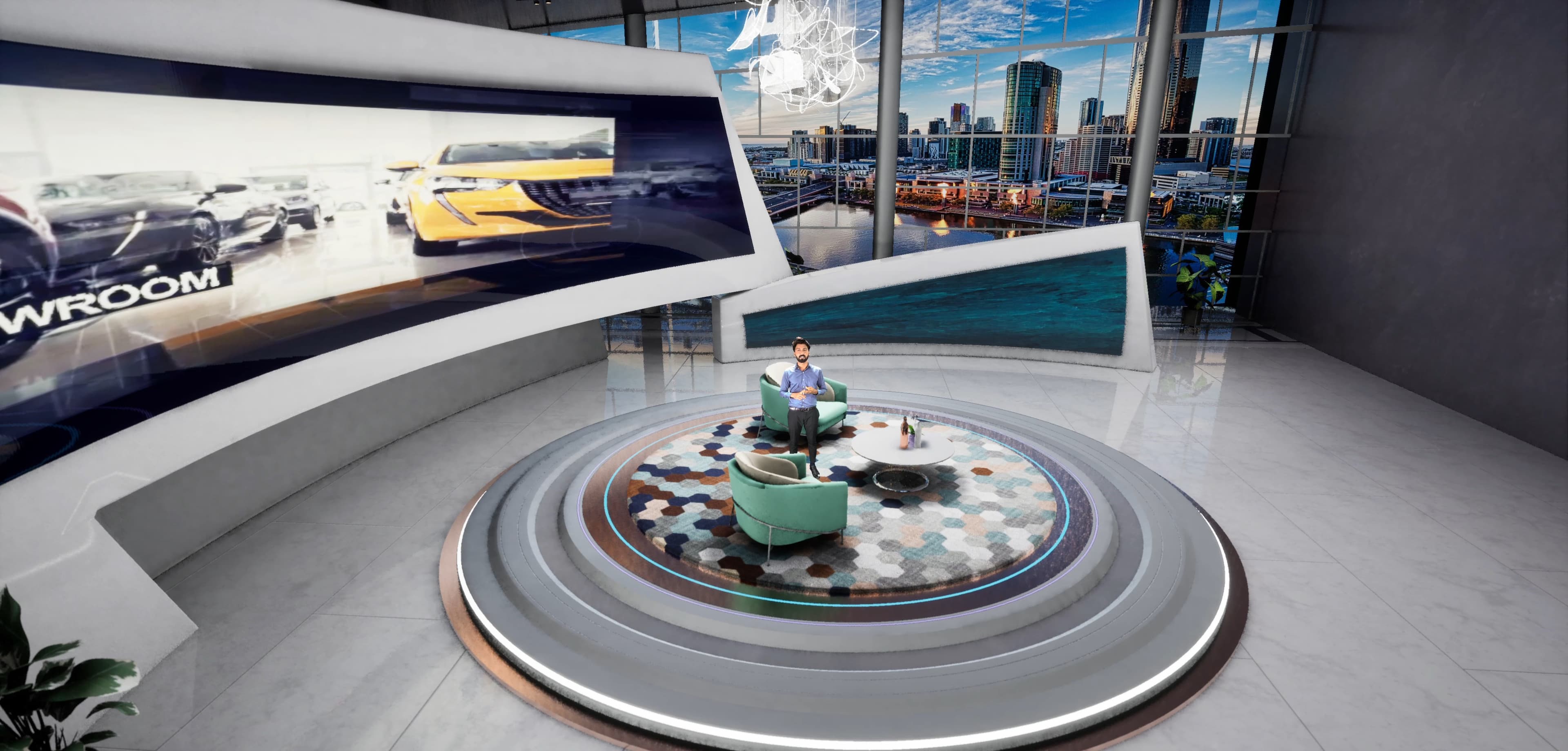 TALKSHOW YEJKR | Unreal Engine Corporate Virtual Set-6