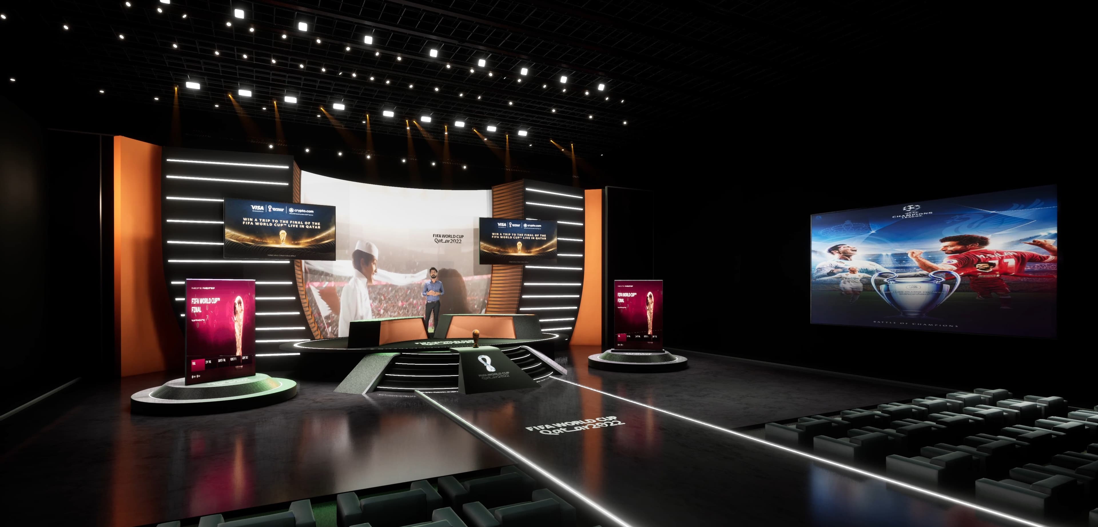 TALKSHOW SPORTS6 | DMX | Unreal Engine Corporate Virtual Set-9